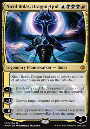 【JPN】《龍尊尼可波拉斯/Nicol Bolas, Dragon-God》[火花之戰]