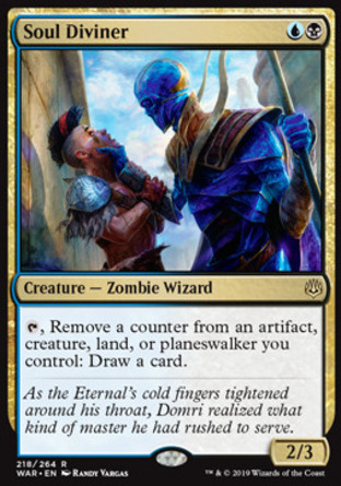 【JPN】 ☆Foil☆ 《占魂師/Soul Diviner》[火花之戰]