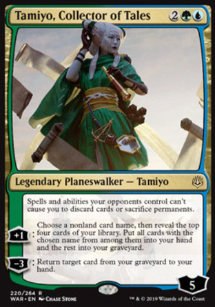 【JPN】《寰錄多美代/Tamiyo, Collector of Tales》[火花之戰]