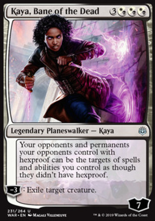 【JPN】 ☆Foil☆ 《亡者災禍卡婭/Kaya, Bane of the Dead》[火花之戰]