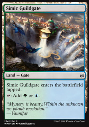 【JPN】《析米克公會門/Simic Guildgate》[火花之戰]