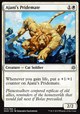 【JPN】《阿耶尼的群伴/Ajani's Pridemate》[火花之戰]