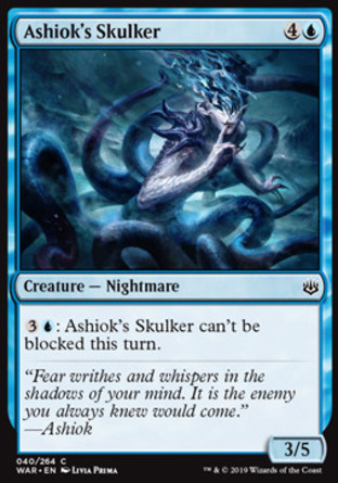 【JPN】《安梭苛的潛夢魔/Ashiok's Skulker》[火花之戰]