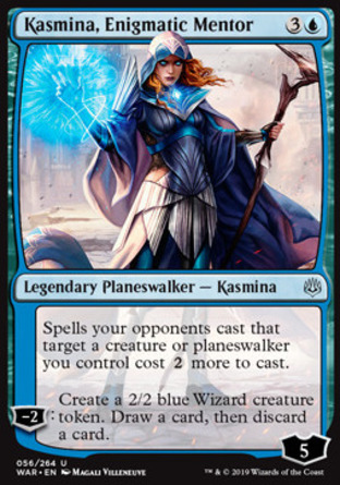 【JPN】《莫測導師克蜜娜/Kasmina, Enigmatic Mentor》[火花之戰]