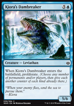 【JPN】《奇奧拉的夷壩怪/Kiora's Dambreaker》[火花之戰]