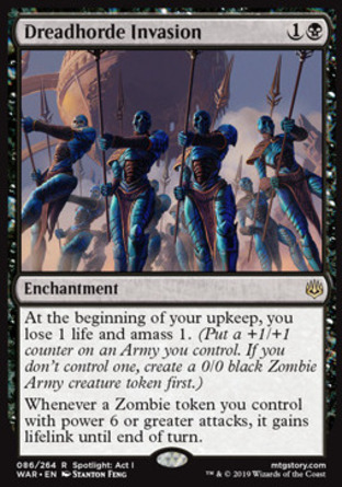 【JPN】 ☆Foil☆ 《震懼軍入侵/Dreadhorde Invasion》[火花之戰]