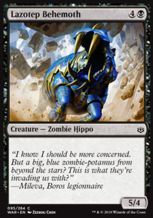 【JPN】《拉佐特貝西摩斯/Lazotep Behemoth》[火花之戰]