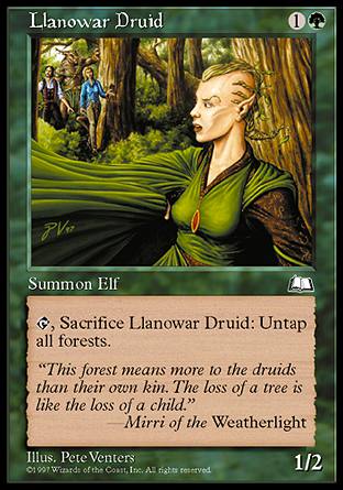 【ENG】《羅堰德魯伊特/Llanowar Druid》[晴空號傳說]