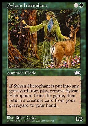 【ENG】《森林法皇/Sylvan Hierophant》[晴空號傳說]〔SP〕