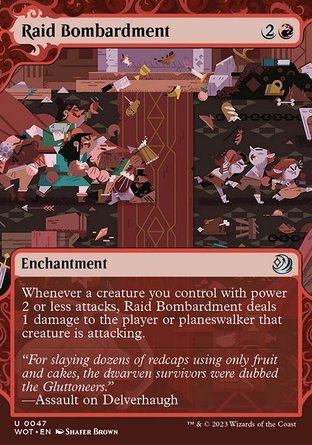 【ENG】 ☆Foil☆ 《突擊轟炸/Raid Bombardment》[艾卓荒野：魅附奇譚]