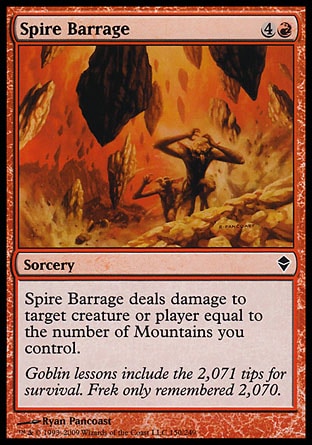【JPN】《尖岩齊擊/Spire Barrage》[贊迪卡]