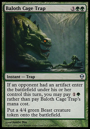 【JPN】《巴洛西囚籠陷阱/Baloth Cage Trap》[贊迪卡]