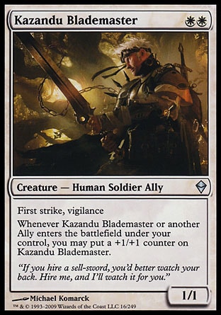 【JPN】《卡贊度大劍師/Kazandu Blademaster》[贊迪卡]