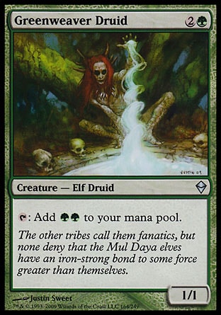 【JPN】《織翠德魯伊/Greenweaver Druid》[贊迪卡]