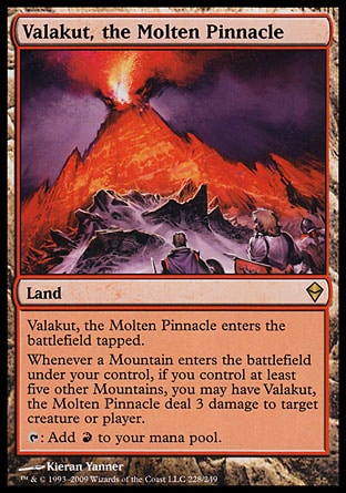 【JPN】《熔天頂瓦拉庫/Valakut, the Molten Pinnacle》[贊迪卡]