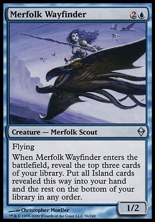 【JPN】《引路人魚/Merfolk Wayfinder》[贊迪卡]