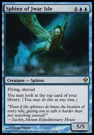 【JPN】《爪爾島史芬斯/Sphinx of Jwar Isle》[贊迪卡]