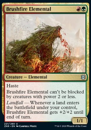 【ENG】《灌木火元素/Brushfire Elemental》[贊迪卡再起]