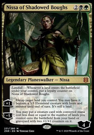 【ENG】《鬱影林枝妮莎/Nissa of Shadowed Boughs》[贊迪卡再起]