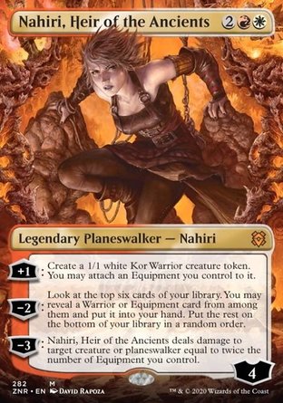 【ENG】 ☆Foil☆ 《先民後裔娜希麗/Nahiri, Heir of the Ancients》[贊迪卡再起]