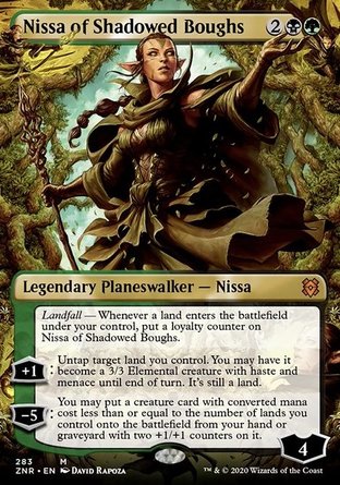 【ENG】《鬱影林枝妮莎/Nissa of Shadowed Boughs》[贊迪卡再起]