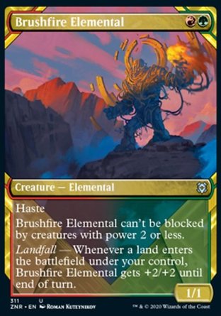 【ENG】《灌木火元素/Brushfire Elemental》[贊迪卡再起]