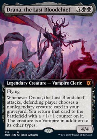 【ENG】 ☆Foil☆ 《最終血侯哲娜/Drana, the Last Bloodchief》[贊迪卡再起]
