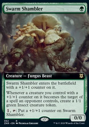 【ENG】 ☆Foil☆ 《跛行菌獸/Swarm Shambler》[贊迪卡再起]