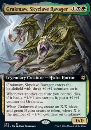 【ENG】 ☆Foil☆ 《空境噬怪血盆口/Grakmaw, Skyclave Ravager》[贊迪卡再起]