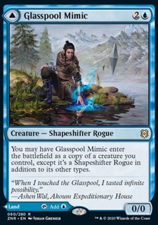 【JPN】《璃池擬態妖/Glasspool Mimic》[贊迪卡再起]