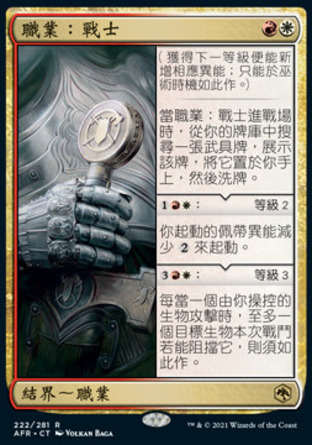 【CHT】 ☆售現閃☆ 《職業：戰士/Fighter Class》[被遺忘國度戰記]