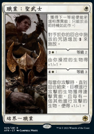 【CHT】《職業：聖武士/Paladin Class》[被遺忘國度戰記]