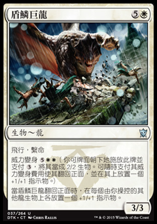 【CHT】《盾鱗巨龍/Shieldhide Dragon》[韃契龍王]