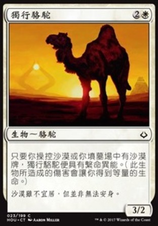 【CHT】《獨行駱駝/Solitary Camel》[幻滅時刻]