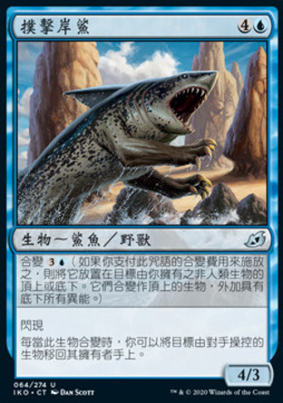 【CHT】《撲擊岸鯊/Pouncing Shoreshark》[依克黎：巨獸時空]