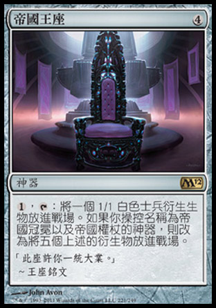 【CHT】《帝國王座/Throne of Empires》[核心系列2012]