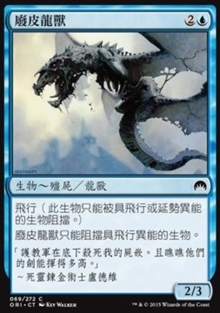 【CHT】《廢皮龍獸/Scrapskin Drake》[魔法風雲會：起源]